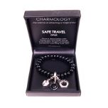 Black Onyx Charmology Bracelet for Safe Travel