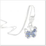 Forget Me Not Butterfly (Small) Necklace