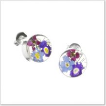 Country Garden Round Stud Earrings